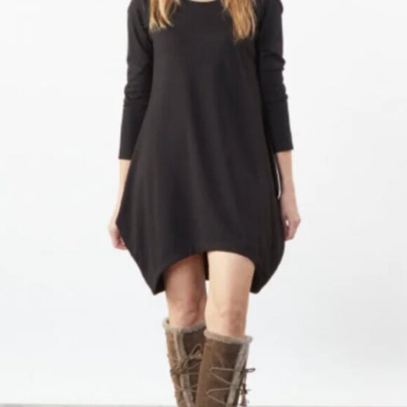 bryn Walker Dresses & Skirts - Bryn Walker Chels Long Sleeve dress black simple stretch